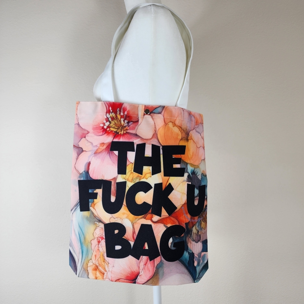 Book Bag "THE F*CK U BAG" Tote. Brand New. Boutique.